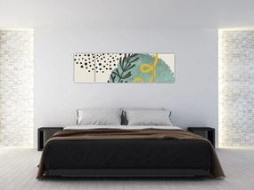 Obraz - Arkusze abstrakcyjne N⁰1 (170x50 cm)