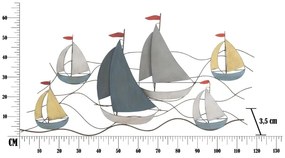 Dekoracja ścienna Mauro Ferretti Sea, 114,5x62,5 cm