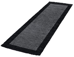 Dywan shaggy Life szaro-antracytowy 80 cm x 250 cm