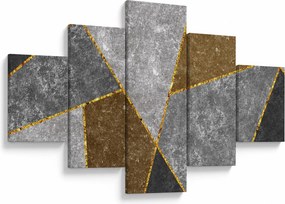 Obraz - Imitacja materiałów (125x70 cm)