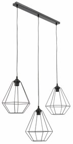 Lampa wisząca BREVITAS II czarna ELTAP