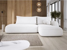 Narożnik wolnostojący BABU układ L Prawy Tkanina NOWORNEVER 01