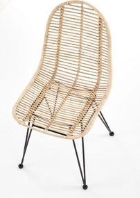 Krzesło do jadalni z rattanu naturalnego K337
