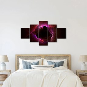 Obraz - abstrakcja chmur (125x70 cm)