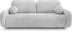 Sofa VIDI Rozkładana Dwuosobowa Szara Szenil Nowoczesna