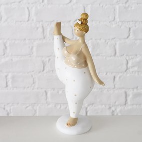 Figurka porcelanowa Joga, kobieta, 22 cm