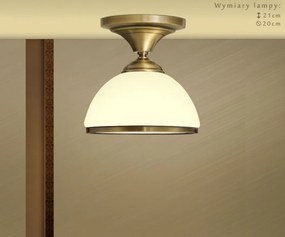 Przysufitowa złota lampa do korytarza SR-PL1GE