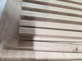 PROMOCJA Nástěnny stolik TV ENTSIAN 150x40cm, dąb artisan II. jakość