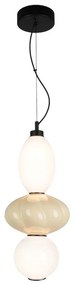 LED Żyrandol na lince ASCOLI LED/18W/230V śr. 20 cm beżowy