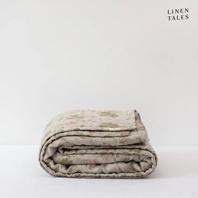 Lniana pikowana narzuta dziecięca 100x140 cm Botany &amp; Melange – Linen Tales