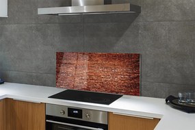 Szkło do Kuchni na Ścianę Industrialna Ściana z Cegieł