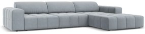 Sofa Narożna LUC 4-miejscowa 284x166x70 Christian Lacroix jasny niebieski light blue