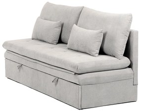 Rozkładana sofa trzyosobowa ASB-4740 BGE2,manżestrowa, beżowa