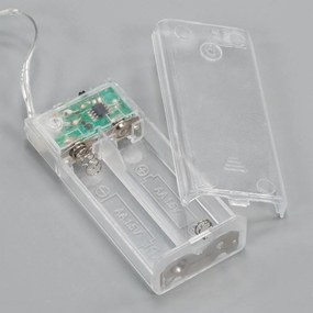 Dekoracja świąteczna świetlna, 20 diod LED, ciepła biel, 3 s