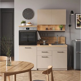 Kuchnia pojedyncza szary 160x60x81.6 egbert