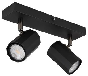 Globo 57918-2B - Oświetlenie punktowe JAMES 2xGU10/25W/230V czarny