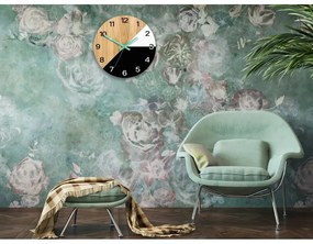 Zegar na ścianę nowoczesny efektowny okrągły cichy do kuchni salonu pokoju