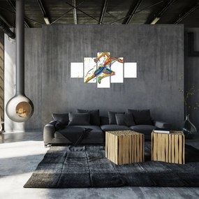 Obraz - Biegacz (125x70 cm)