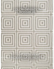 Beżowo-kremowy chodnik 80x240 cm Perles Tourmaline – Elle Decoration