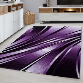 Dywan nowoczesny Parma linie fioletowy 240 cm x 340 cm