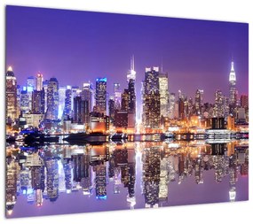 Obraz na szkle Manhattanu (70x50 cm)