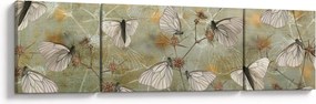 Obraz - Vintage motyle (170x50 cm)