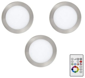 Eglo 78738 Zestaw 3x LED RGBW 4,8W TINUS z ściemniaczem i pilotem