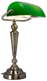 Cottex B1019AGR - Lampa stołowa THE BANKER 1xE27/60W/230V