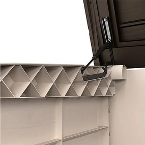 Szafka na Zewnątrz Beżowa 1200L Astral Pool - PVC, Podłoga, Zamek