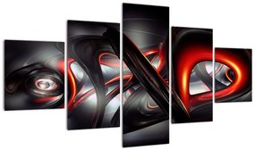 Obraz abstrakcji (125x70 cm)
