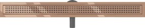 Mexen Flat 360° M08 odpływ liniowy obrotowy 100 cm, różowe złoto - 1625100-40