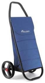Torba na zakupy na kółkach 53 l Com Tweed Polar Black Tube – Rolser