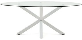 Stół ze szklanym blatem 100x200 cm Argo – Kave Home