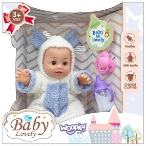 Woopie royal lalka bobas w ubranku reniferek + akcesoria 28cm