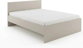 Łóżko ELISA 140 x 200 cm, kaszmirowy beż Stelaż: Bez stelaża, Materac: Materac Coco Maxi 20 cm