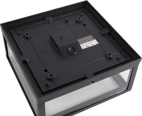 Industrialna lampa sufitowa czarna IP44 2-światła - Charlois