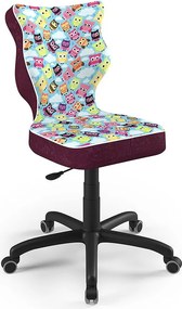 Obrotowe krzesło do biurka Petit Black rozmiar 6 (159-188 cm) wzory