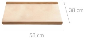 Stolnica kuchenna na blat, deska 2w1 z rantem, 58 x 38 cm, Kesper