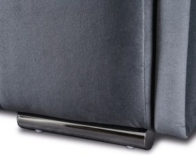 Sofa Rozkładana z Funkcją Spania IBIZA Dwuosobowa Szara Nowoczesna do Salonu