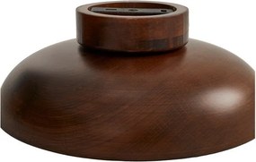 Brązowa lampa sufitowa ze szklanym kloszem ø 24 cm Elsa – Opviq lights