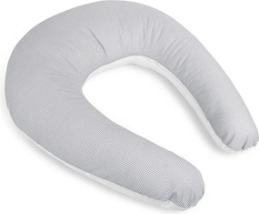 Bellatex Poszewka na poduszkę do karmienia Kratka szary, 180 cm