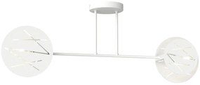 Biała nowoczesna lampa sufitowa - D153 G9-G11