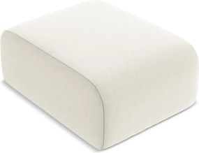 Beżowy aksamitny podnóżek Lani – Makamii