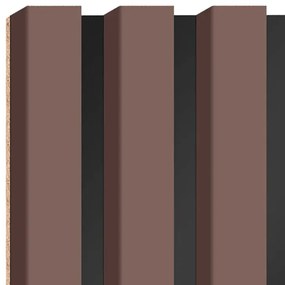 Akustyczne panele lamelowe 2 szt. pudrowy róż P2-L73