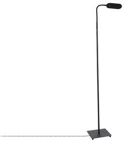 Lampa stojąca czarna z wbudowanym LED 5-stopniowym ściemniaczem w Kelvinach - Botot Nowoczesny Oswietlenie wewnetrzne