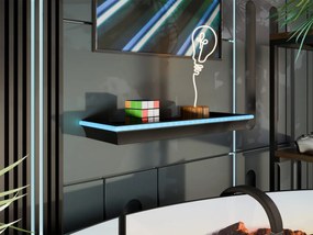 Półka ścienna z oświetleniem LED Anolis