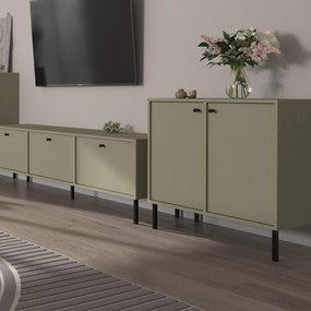 Komoda TORINO 84 cm do Salonu Sypialni Odcienie zieleni
