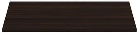 Ciemnobrązowy blat łazienkowy w dekorze dębu 80x51 cm i.Life B – Ideal Standard