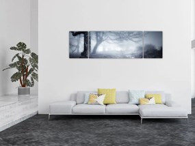 Obraz- Droga we mgle (170x50 cm)