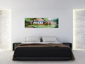 Obraz - Domek (170x50 cm)
